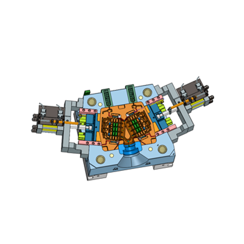 অ্যালুমিনিয়াম খাদ ডাই-কাস্টিং ব্যাটারি কম্পার্টমেন্ট প্লেট এক ছাঁচ দুই গর্ত